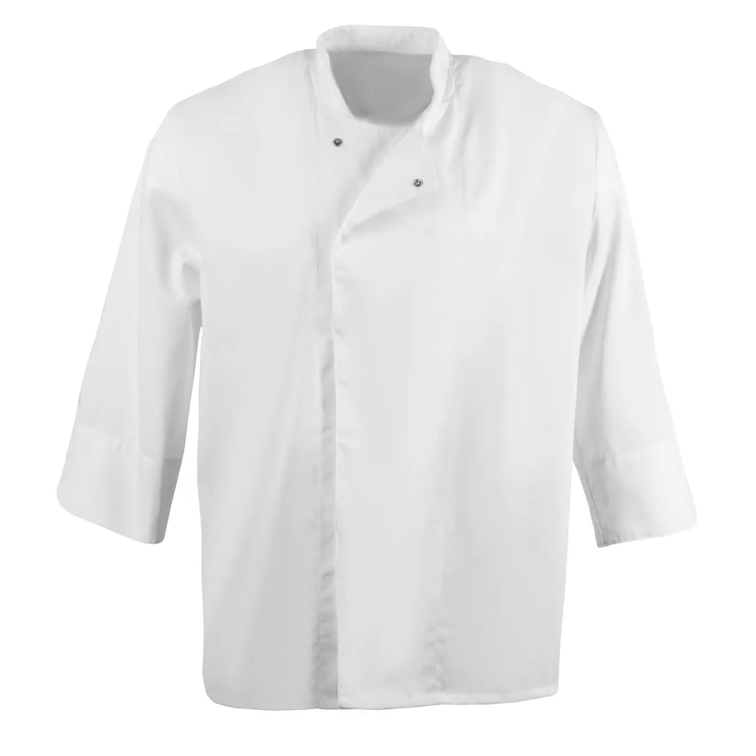 BB578-L Whites Unisex Atlanta Chef Jacket White Teflon Size L