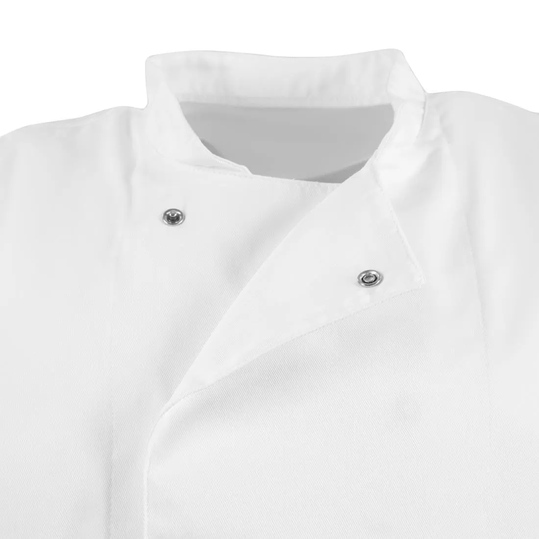 BB578-L Whites Unisex Atlanta Chef Jacket White Teflon Size L