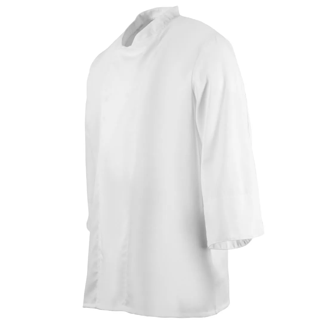 BB578-L Whites Unisex Atlanta Chef Jacket White Teflon Size L