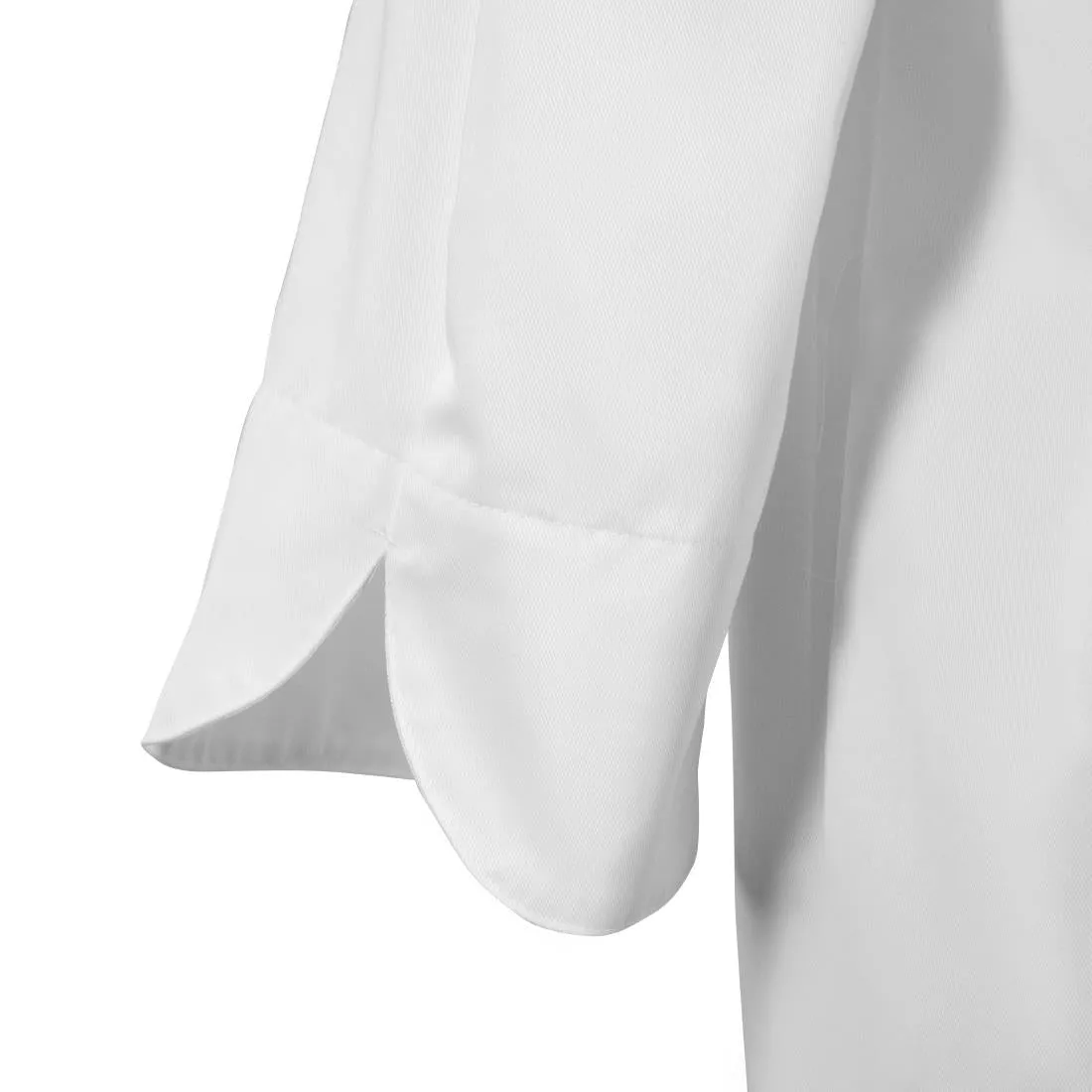 BB578-L Whites Unisex Atlanta Chef Jacket White Teflon Size L