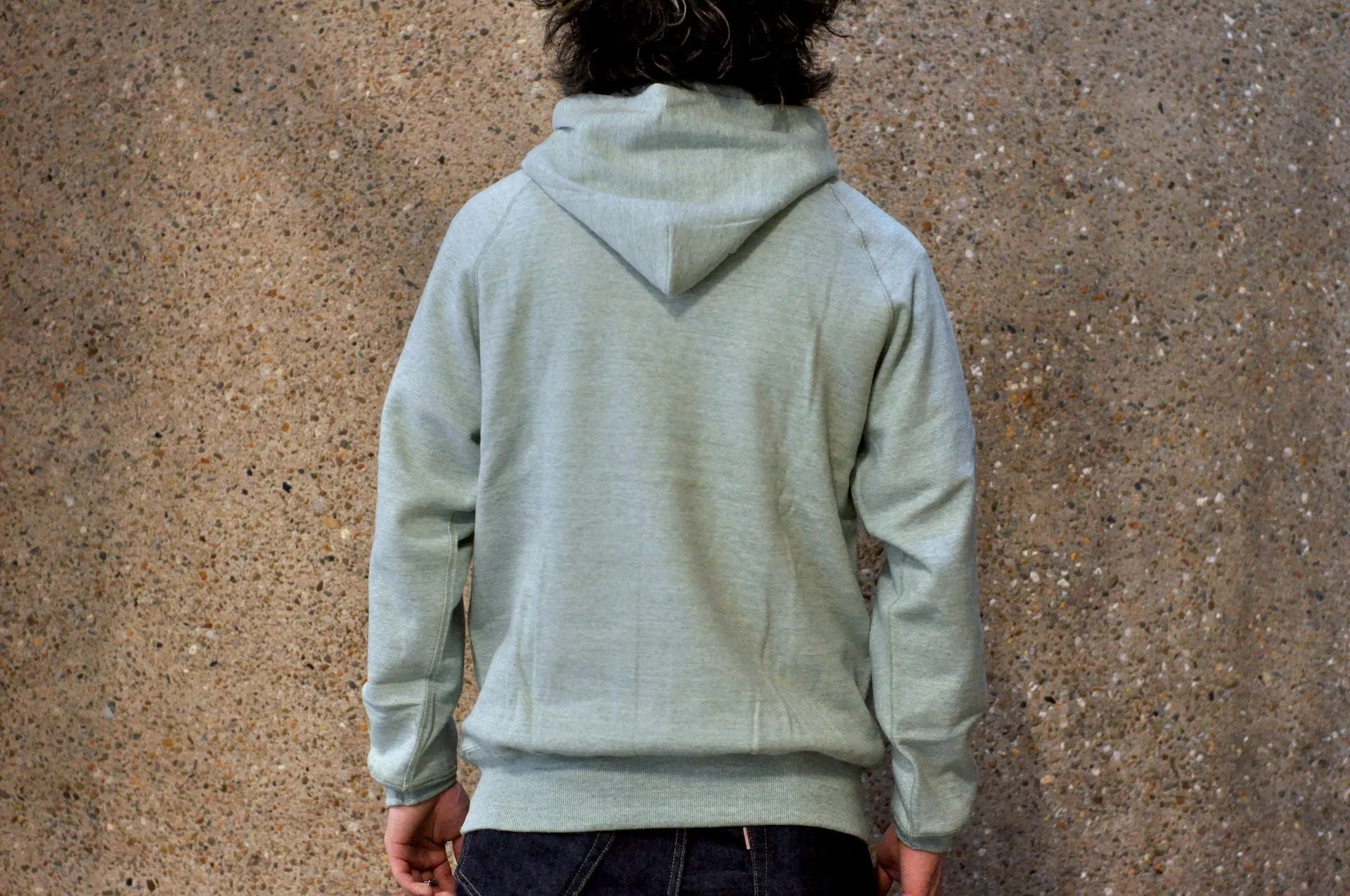 Denime X Warehouse Co. Lot.270 10oz Loopwheeled Pullover (Heather Green)
