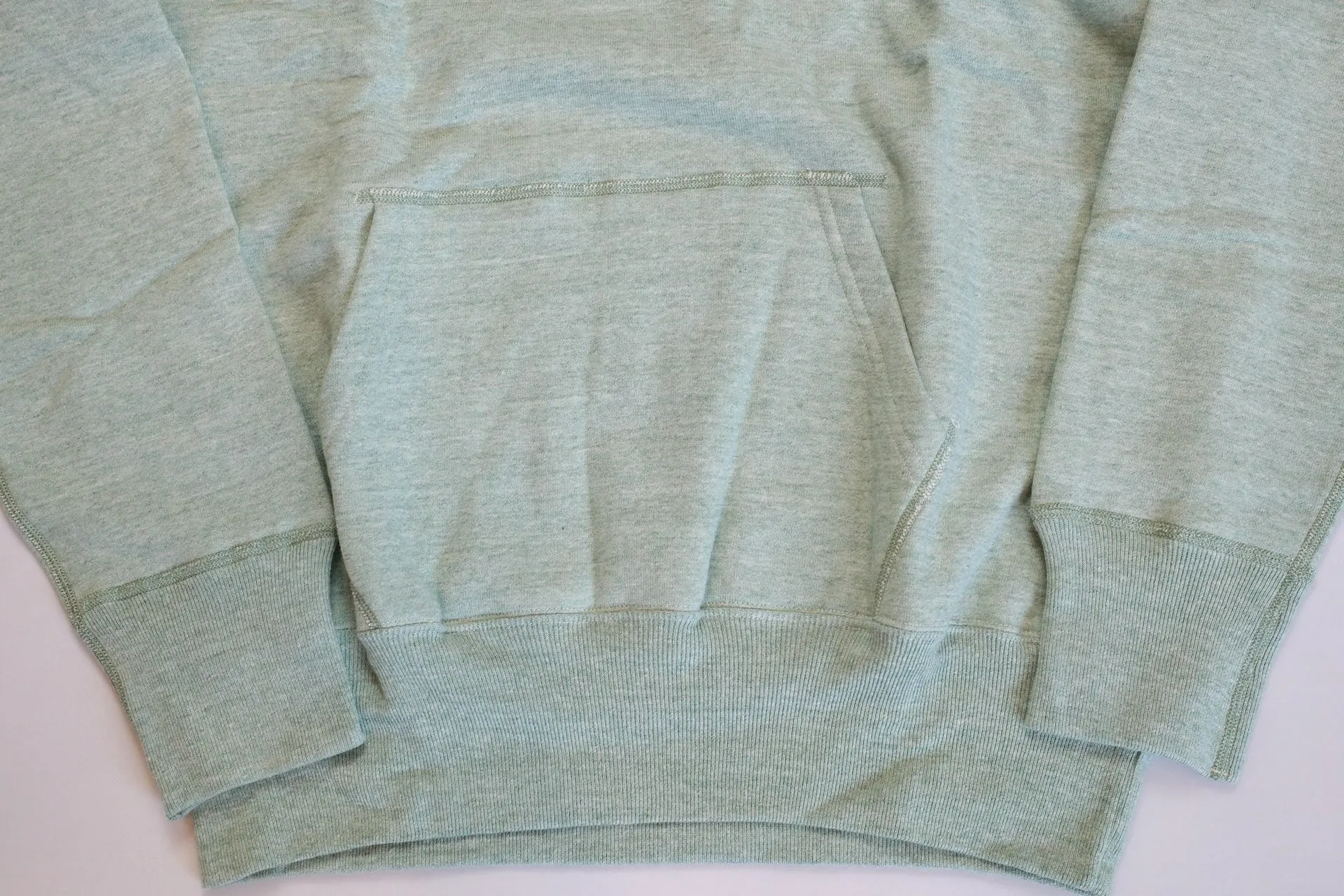 Denime X Warehouse Co. Lot.270 10oz Loopwheeled Pullover (Heather Green)