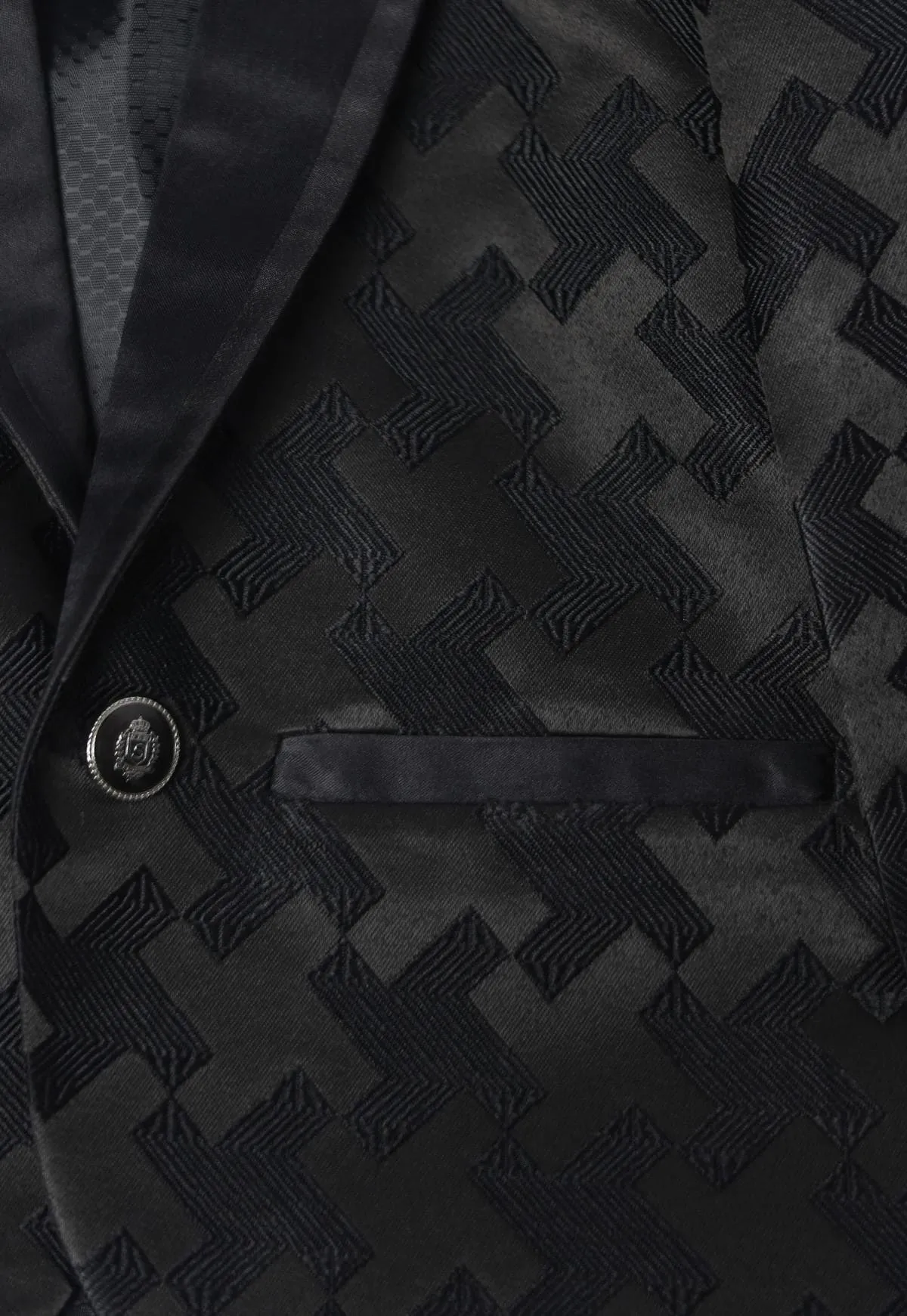 Pre-Order: Plus Signed Jacquard Blazer Only