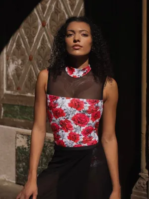 WEBS N’ ROSES Turtleneck