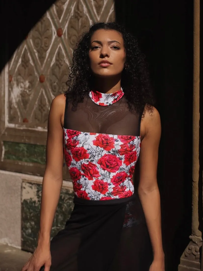 WEBS N’ ROSES Turtleneck
